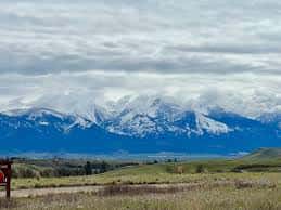 A view of the Mission Mountains from the Bison Range Restoration on the Flathead Indian Reservation in Montana, Tuesday, April 25, 2023. (Dalton Walker, ICT)