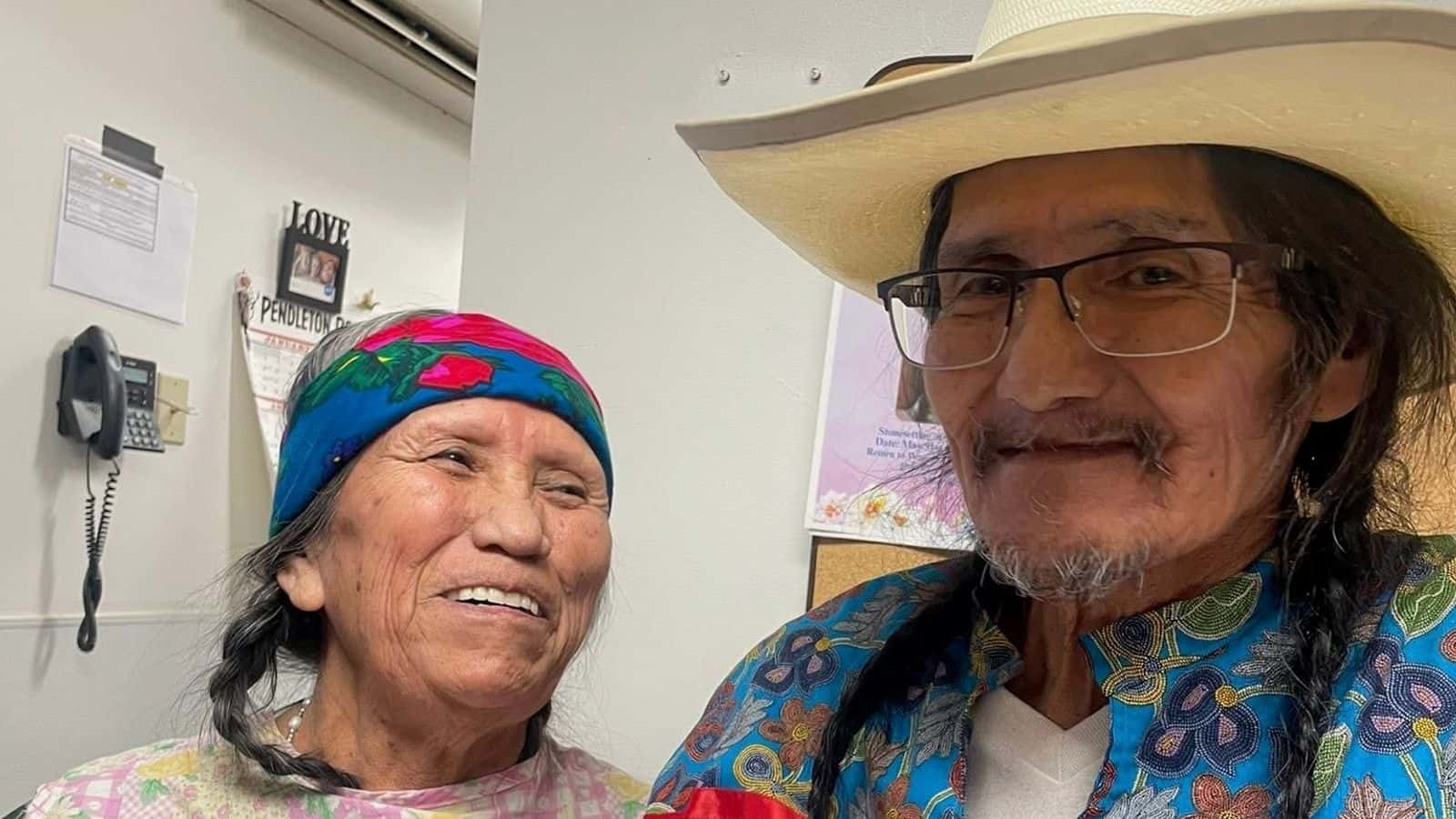 Siblings Janice Jones and Wesley Dixon Jones, Sunday, April 13, 2025.