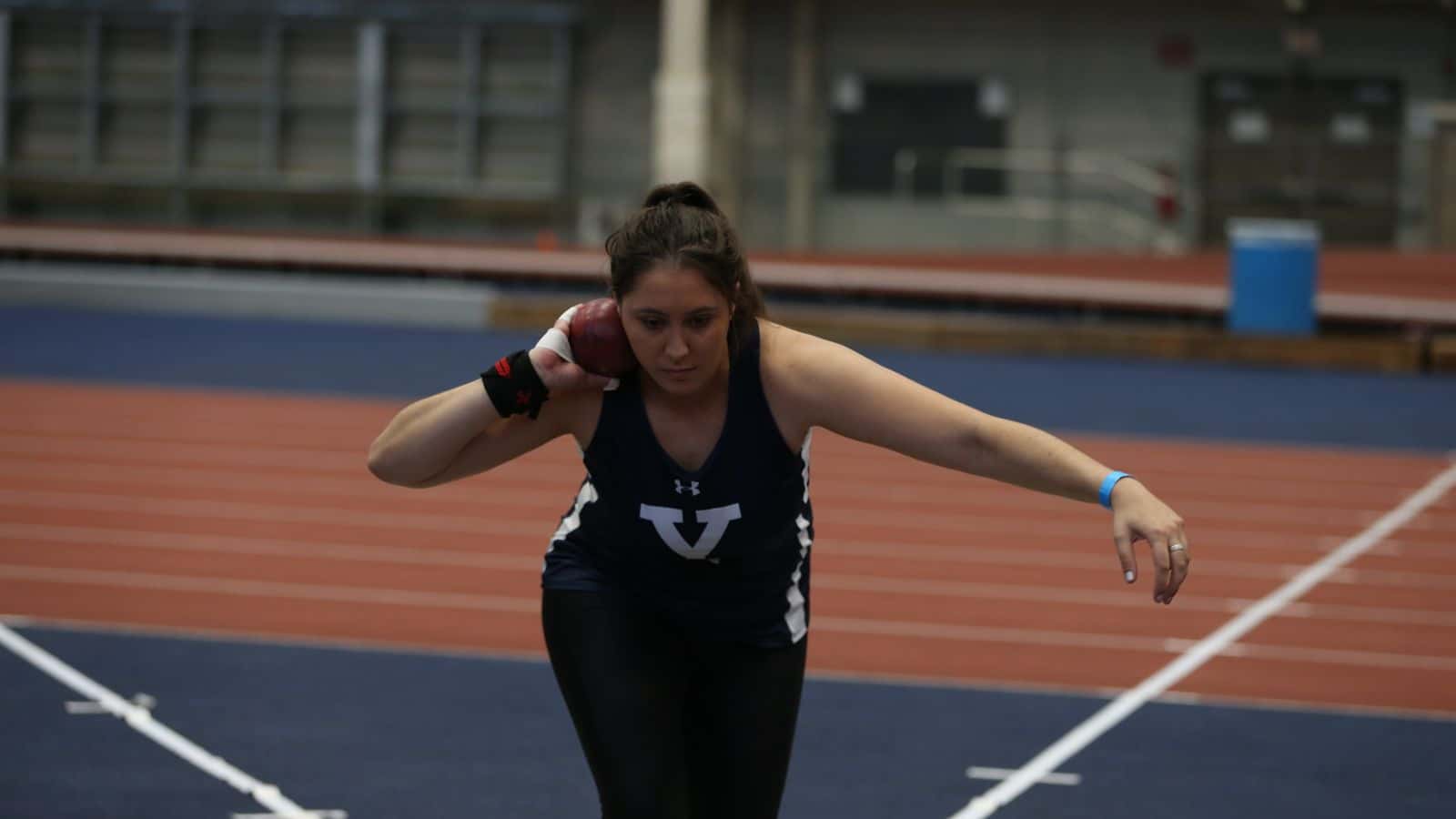 Maori Sports Awards Violette Perry shotput
Māori athlete Violette Perry of New Zealand is drawing attention at Yale University in shot put, where she is already closing in on university records. Perry, Ngāi Tahu, was among the honorees in December 2021 of the Māori Sports Awards, where she received the Skills Active Māori Sports Awards scholarship. (Photo by Brad Ahern, courtesy of Yale University Athletics)
Indian Country Today
