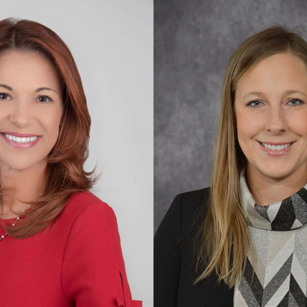 Superintendent of Public Instruction Kirsten Baesler and Sen. Michelle Axtman