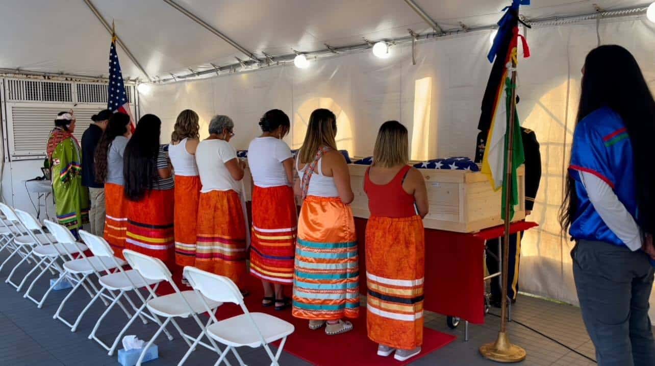 Tribal members hold transfer ceremony at Carlisle Barracks military installation on July 14.
PHOTO COURTESY/ Rosebud Sioux Tribe