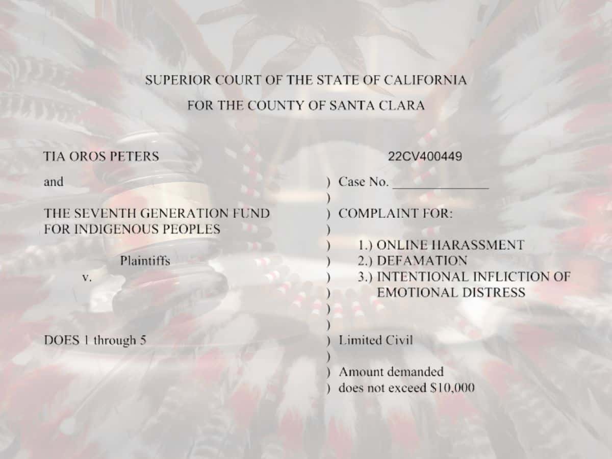 Tia Oros Peters and Seven Generation Fund Lawsuit. Photo by Sara Marcum