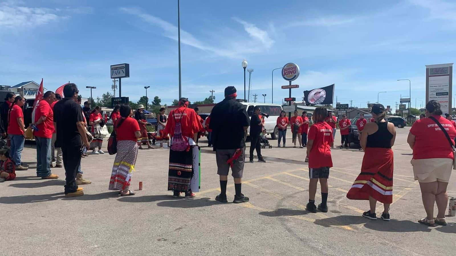 MMIW March in Rapid City, South Dakota June 3, 2023 (Photo Jean Roach)