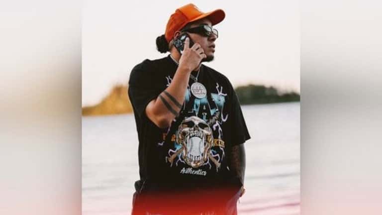 AntoineX poses for a photo at Wunnumin Lake in Ontario, Canada. (Photo courtesy of Antoine Edwards)