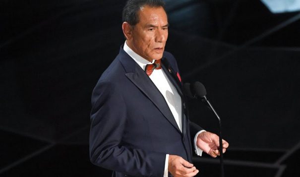 Photo by Rob Latour/REX/Shutterstock (9446184gy)
Wes Studi
90th Annual Academy Awards, Show, Los Angeles, USA - 04 Mar 2018