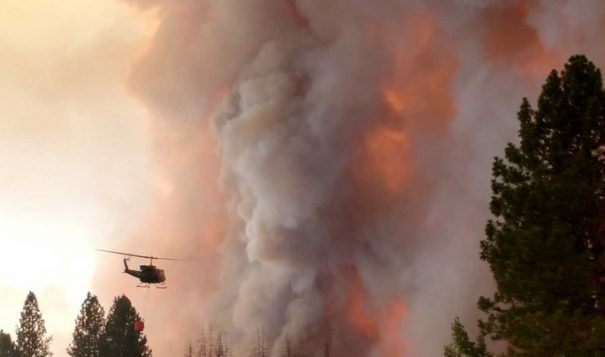 Wildfires blaze across North America