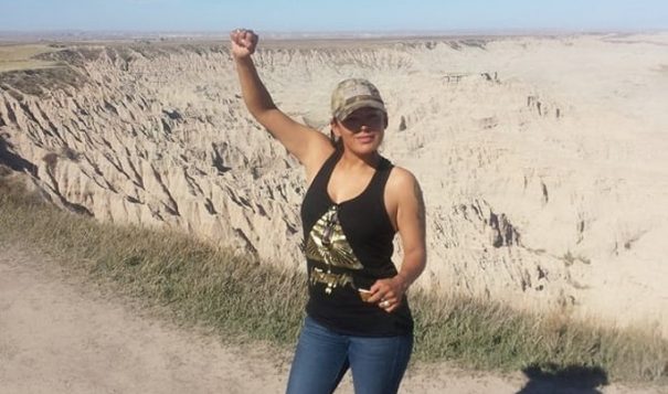 Red Fawn Fallis was sentenced to 57 months in federal prison Wednesday for possession of a firearm and civil disorder. Photo courtesy Eryn Wise