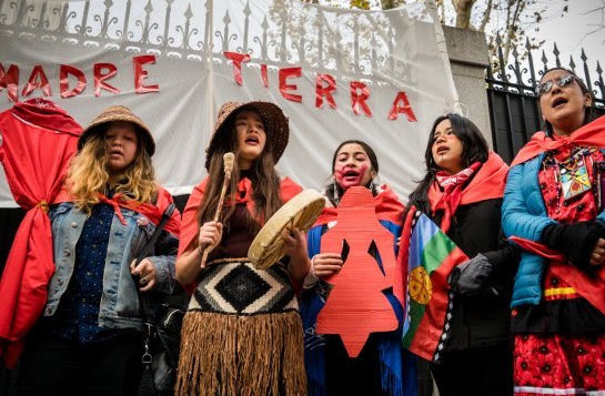 Missing and Murdered Indigenous Women honored in Madrid, Spain. 