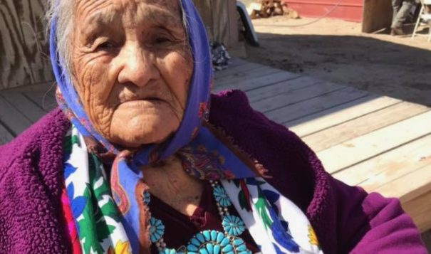 Sally White, 93, is a lifelong resident of Chilchinbito, Ariz.