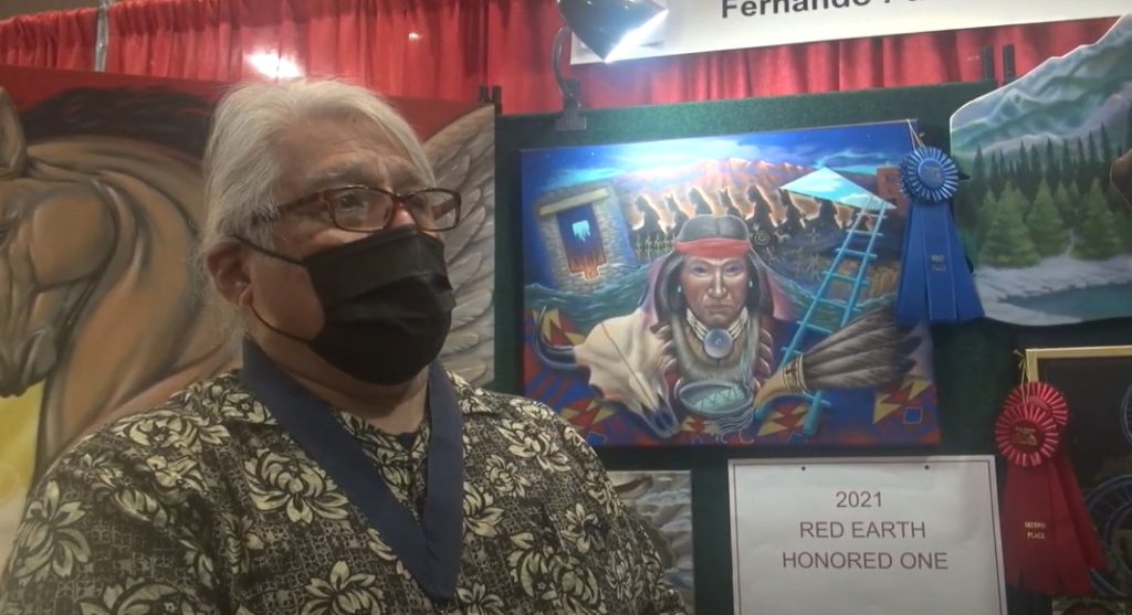 Fernando Padilla Jr. named as the Red Earth Honored One Buffalo’s Fire