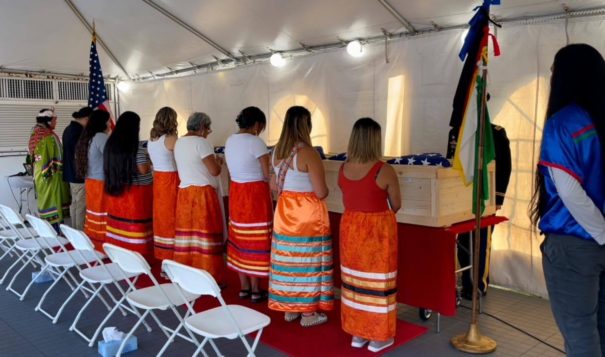 Tribal members hold transfer ceremony at Carlisle Barracks military installation on July 14.
PHOTO COURTESY/ Rosebud Sioux Tribe
