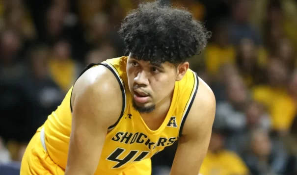 Wichita State's Isaiah Poor Bear-Chandler addressed jokes about his Native American name. (Photo by Scott Winters/Icon Sportswire via Getty Images)