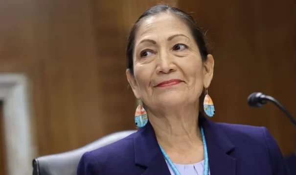 US Secretary of the Interior Deb Haaland launched a task force to rename locations that use derogatory terms/Getty Images
