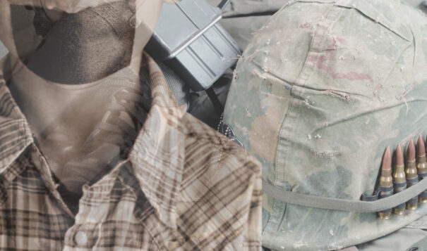 Sexual assault in the military is not uncommon - photo created by Sara Marcum