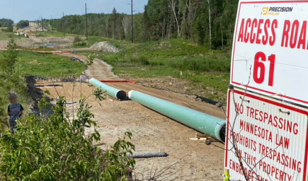 Enbridge oil pipeline construction ruptured an aquifer