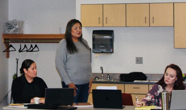 The Indigenous Parent Advisory Committee will be holding an election on Feb. 28 to fill in the position of chairperson, vice-chairperson and secretary –– roles currently occupied by Billi Jo Beheler, Natasha Gourd and Alicia Hegland-Thorpe. (Photo credit/ Adrianna Adame)