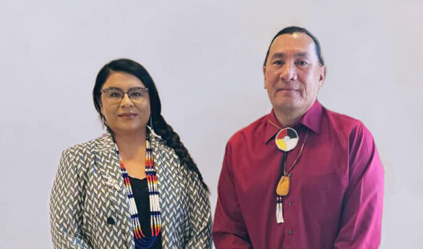 Collette Brown and Doug Yankton, citizens of the Spirit Lake Natio, fought for Native voting rights in the Turtle Mountain Band of Chippewa Indians vs. Michael Howe case. Photo Courtesy of the Native American Rights Fund